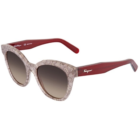 SALVATORE FERRAGAMO CAT EYE LADIES SUNGLASSES.